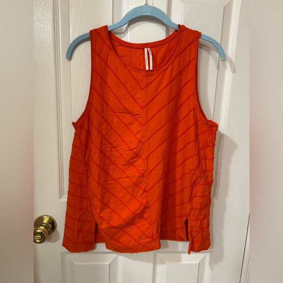 Anthropologie Maura Tank Orange - Size M Medium - Picture 6 of 11
